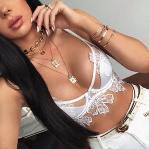 Agent Provocateur Seraphina White 36C Bra NWT $300 - Picture 8 of 12